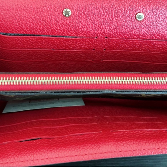 Louis Vuitton Classic Pallas Long Wallet Wristlet in Cherry cowhide leather - Picture 3 of 8